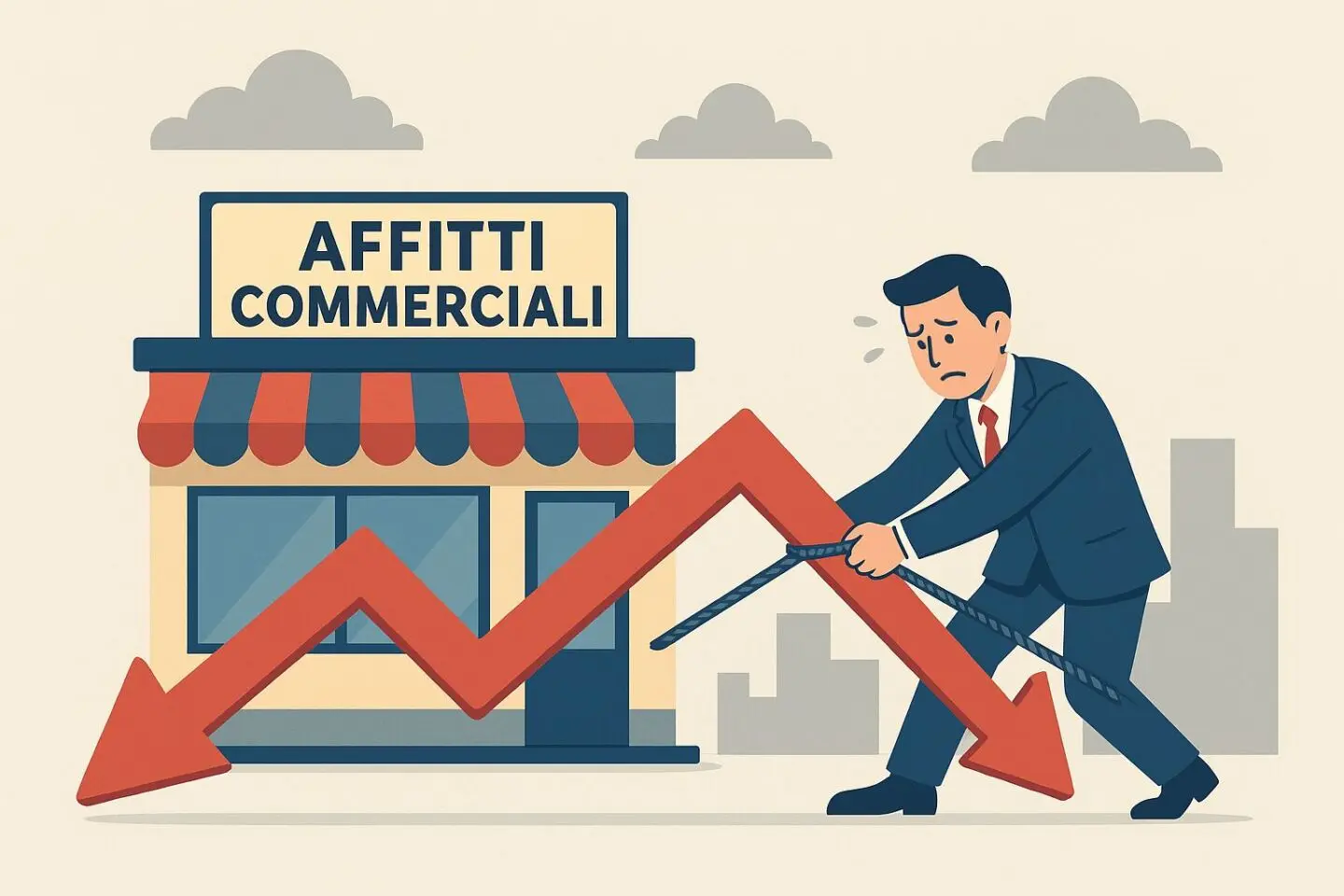difficoltà affitti commerciali a Milano