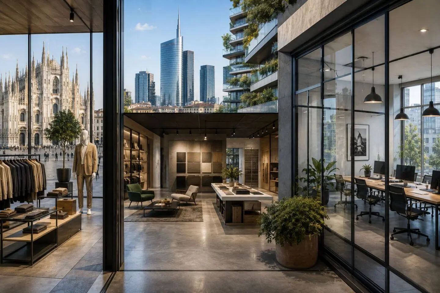 domanda spazi ibridi Milano
